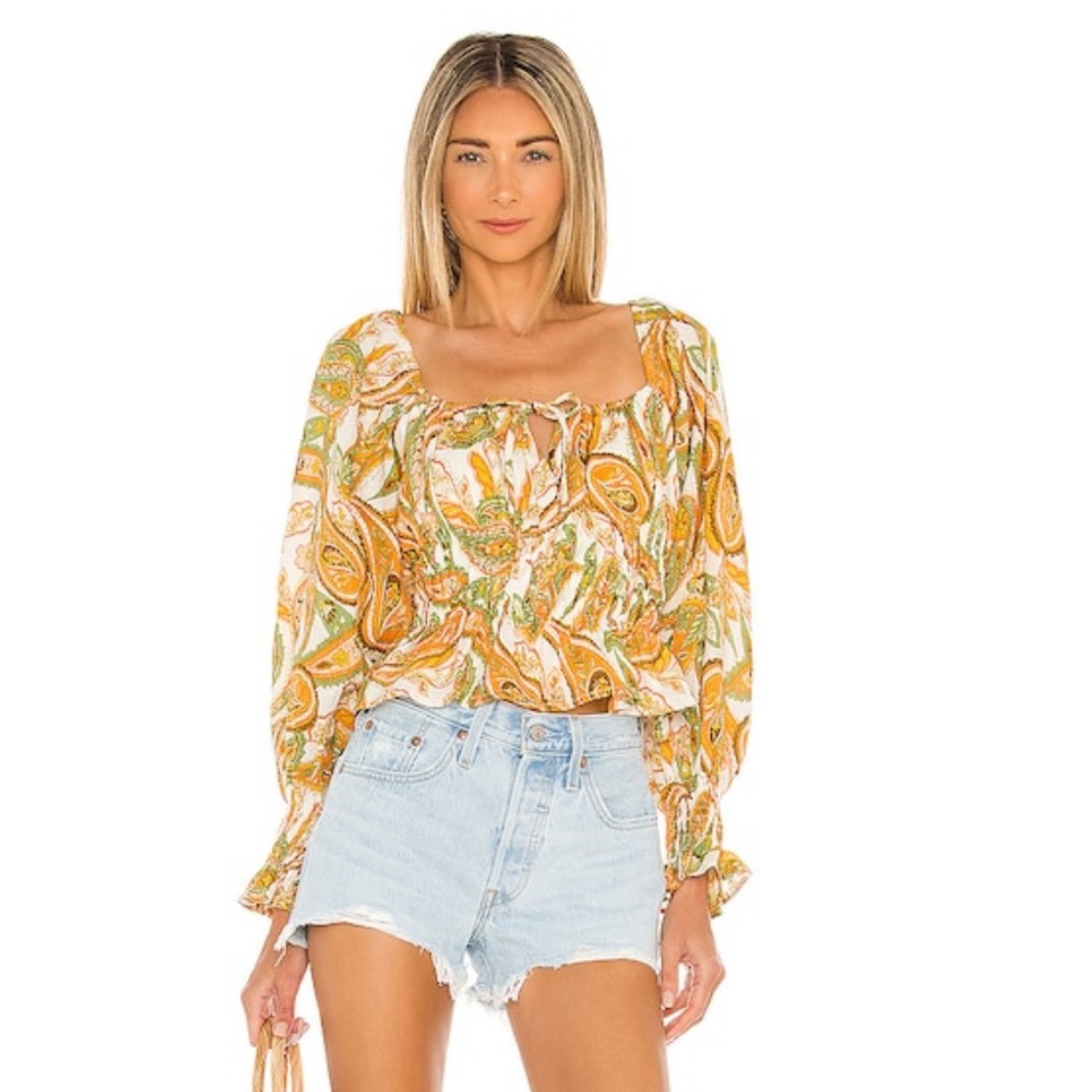 Faithfull the Brand Gillian top size 6 NWT